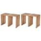 Zuo Modern Riviera Patio Extendable Stool in Natural (Set of 2), , large