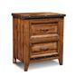 Sunset Bay Urban Rustic 2 Drawer Nightstand in Rustic Brown, , large