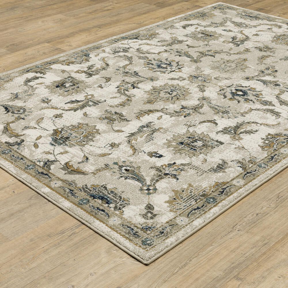 Oriental Weavers Venice Salerno 6&#39;7&quot; x 9&#39;2&quot; Beige and Gold Area Rug, , large