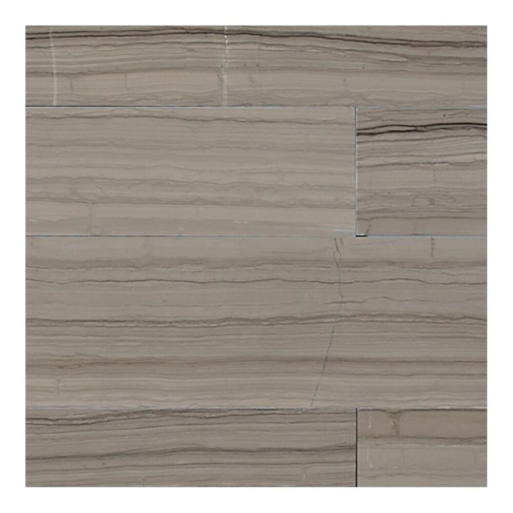 Dal-Tile Marble Silver Screen 12" x 24" Vein-Cut Honed Natural Stone Tile, , large
