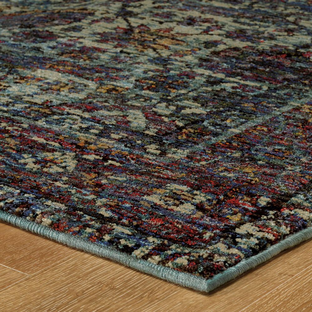 Oriental Weavers Andorra 6846B 2&#39;3&quot; x 8&#39; Blue Runner, , large