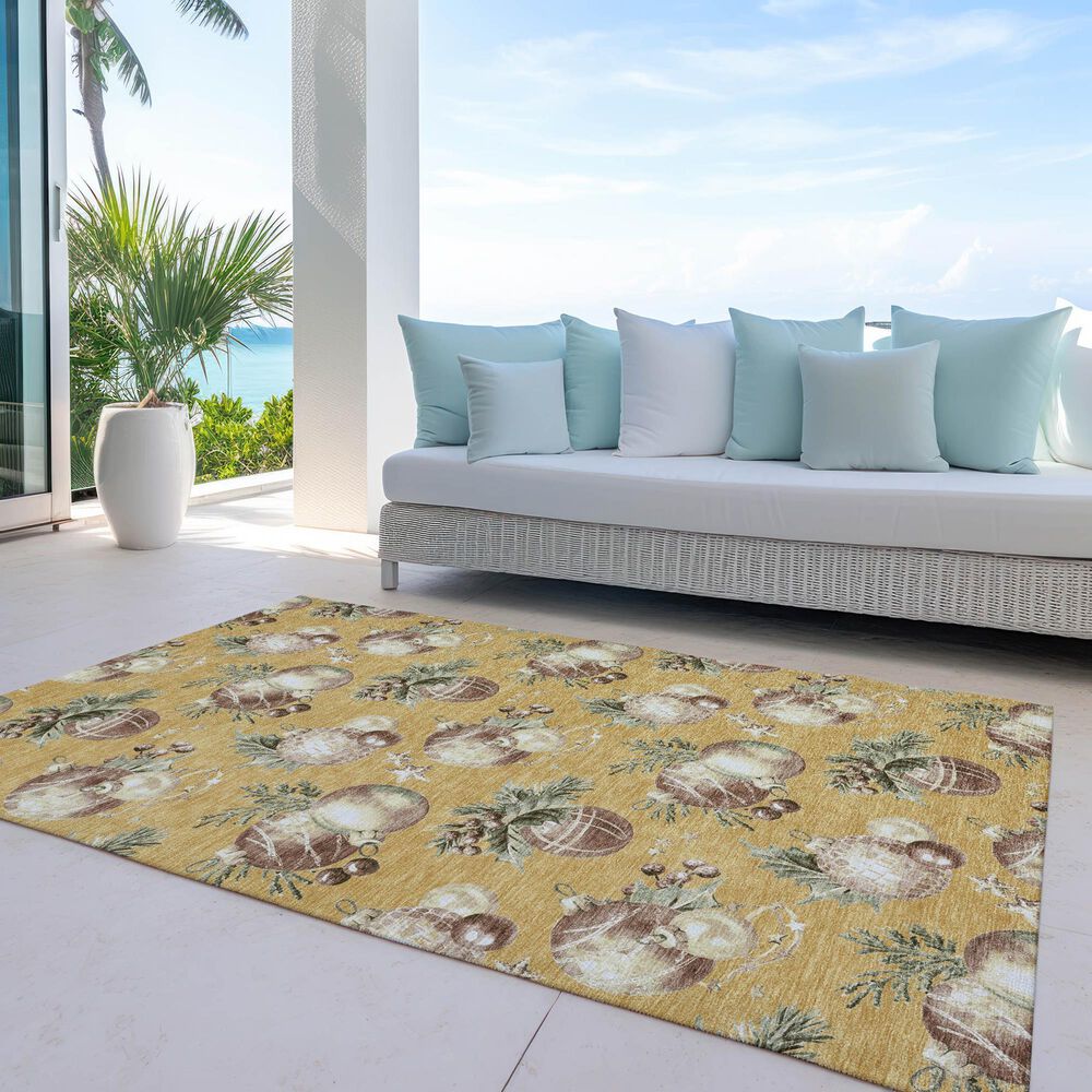 Dalyn Rug Company Wonderland WN36 Gold 5&#39; x 7&#39;6&quot; Area Rug, , large