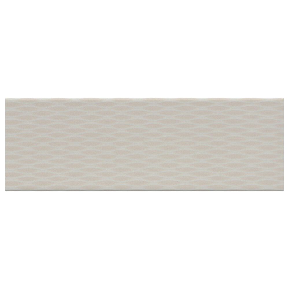 Emser Motif II Bone 4" x 12" Ceramic Tile, , large
