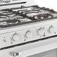 Unique Appliances Classic Retro 30" Pro Convection Gas Range in Marshmallow White, , large