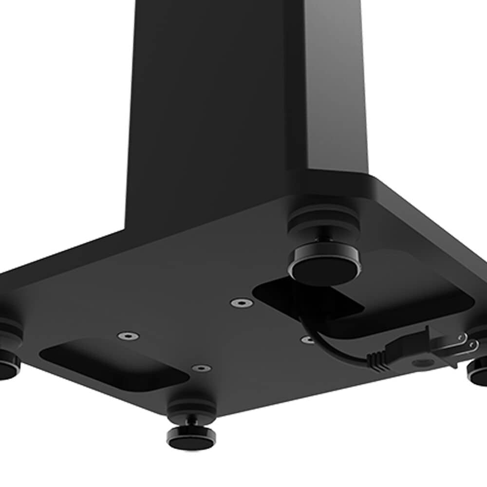 Kanto 22" Fillable Speaker Floor Stands in Matte Black (Set of 2), , large