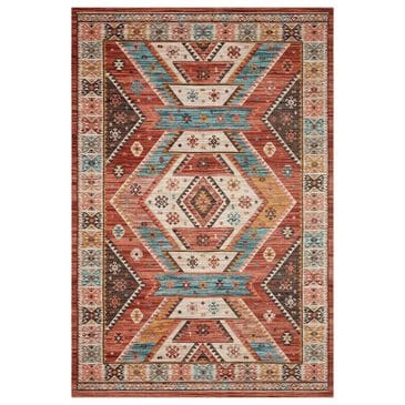 Loloi II Zion ZIO-05 5" x 7"6" Red and Multicolor Area Rug, , large