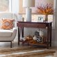 Linon Home Decor Trenton Console Table in Antique Tobacco, , large