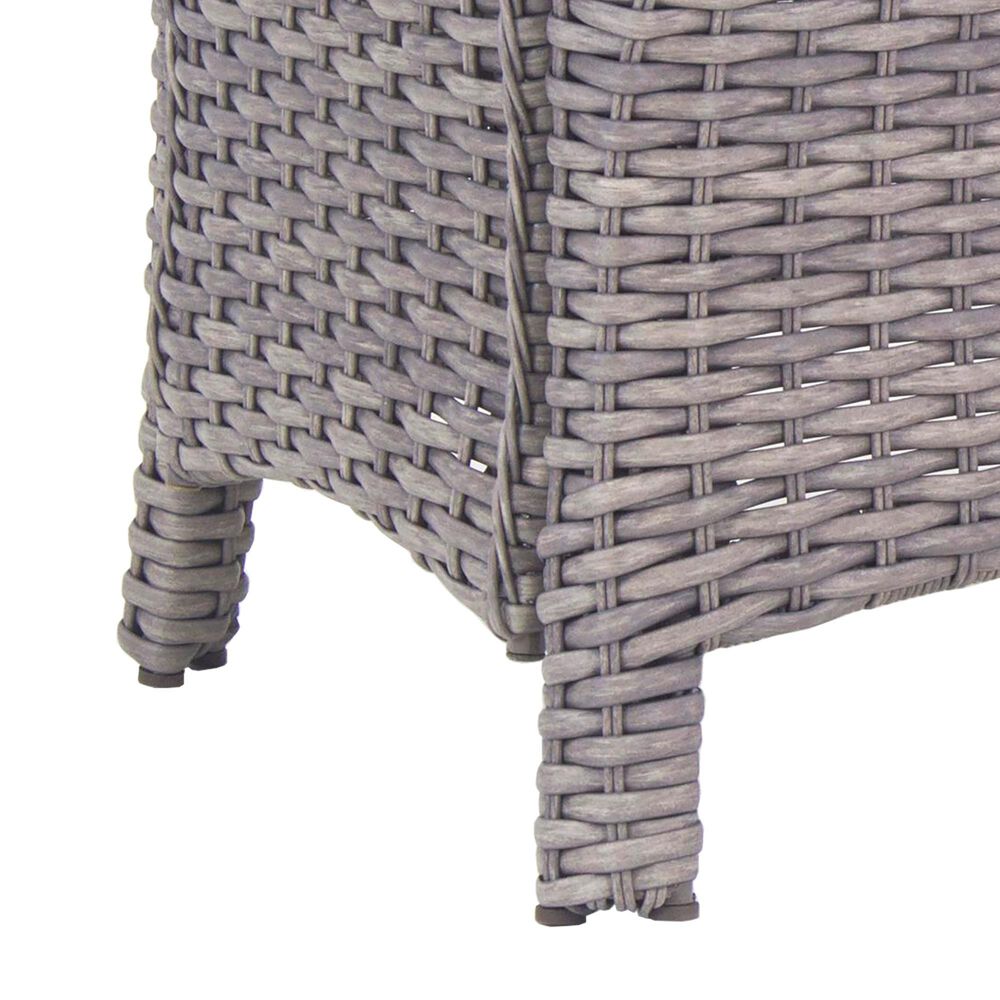 South Sea Rattan Saint Tropez Patio End Table in Stone, , large