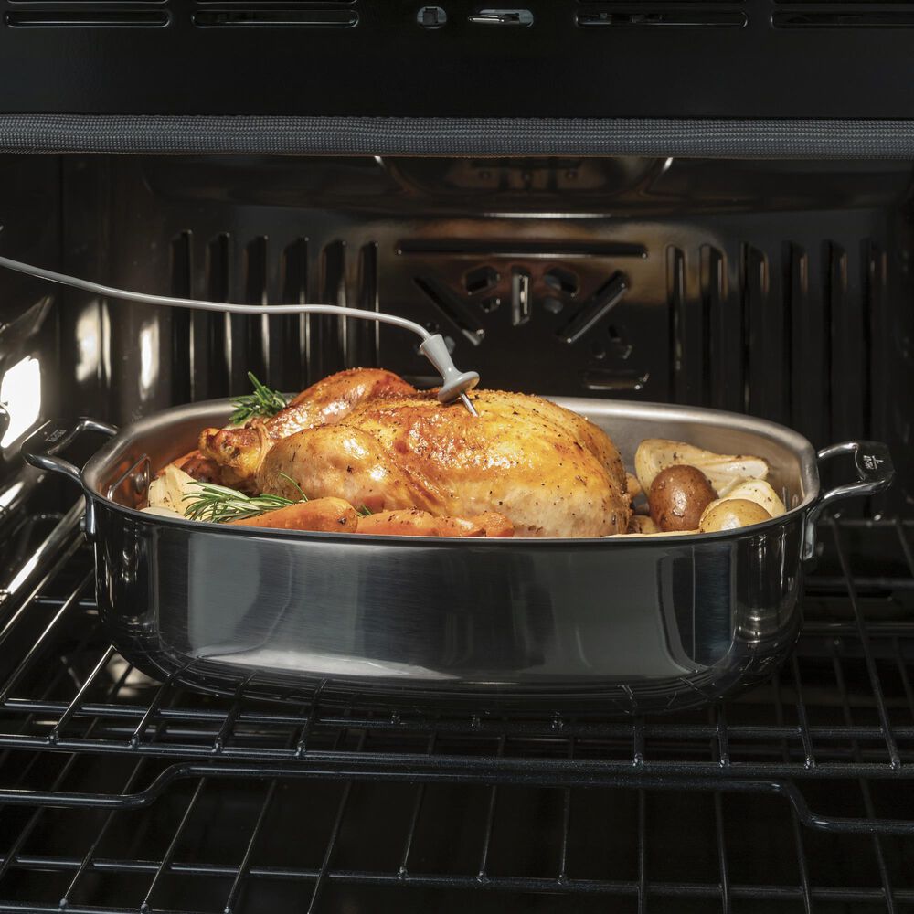 Cafe 30" French-Door Double Wall Oven in Matte Black, , large