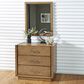 Homestyles Big Sur Mirror in Oak, , large