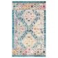 Safavieh Madison MAD418N 2"2" x 4" Dark Blue and Yellow Scatter Rug, , large