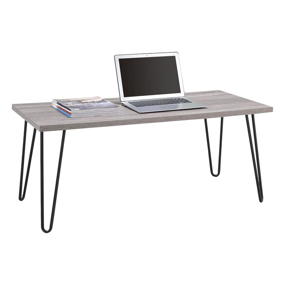 DHP Owen Retro Coffee Table in Sonoma Oak and Gunmetal Gray, , large