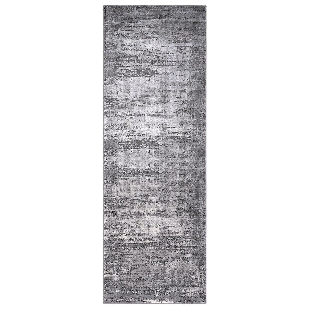 Surya Tibetan TBT-2305 2"7" x 7"6" Taupe, Gray and Charcoal Runner, , large