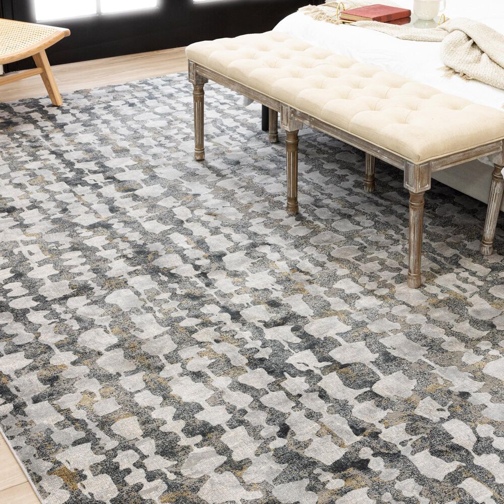 Karastan Tryst Portofino 5&#39; x 8&#39; Granite Area Rug, , large