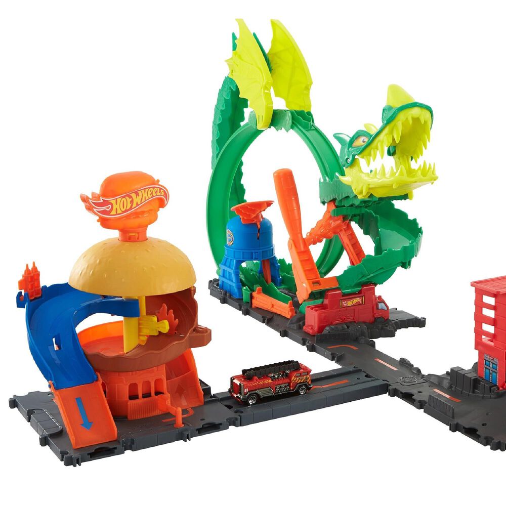 Hot Wheels Dragon Drive Firefight, , large