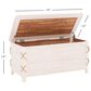 Linon Home Decor Brosnan Rope Cedar Chest in Whitewash, , large