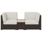 Homestyles Palm Springs 3-Piece Patio Set with Storage Table in Brown, , large