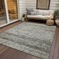 Dalyn Rug Company Portico PO1 Pewter 3" x 5" Area Rug, , large