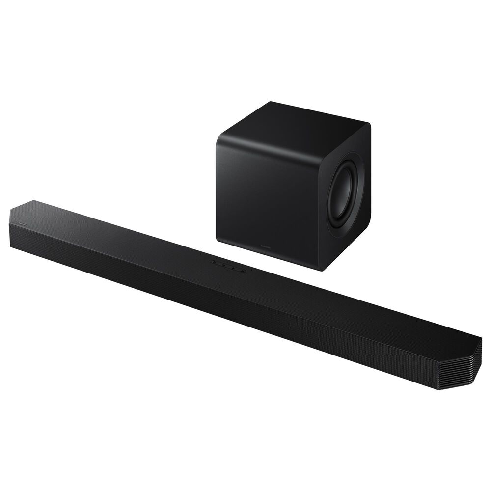 Samsung 85" Class R85H Series Micro RGB 4K UHD Vision AI - Smart Tizen TV with Q-Series 5.1.2 Channel Soundbar System in Titan Black and Black, , large