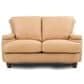 Italiano Furniture Georgetowne Hutton Stationary Loveseat in Tan Fawn, , large