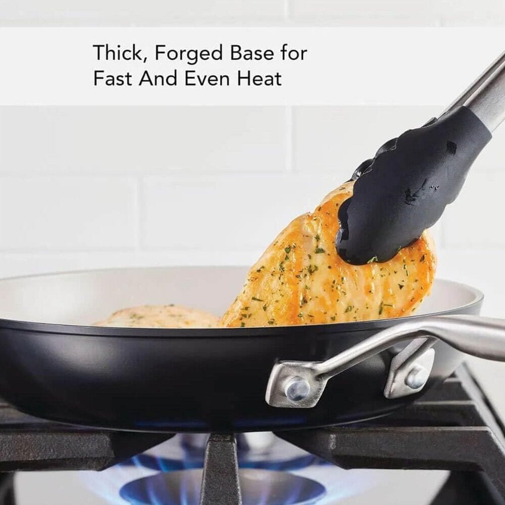 KitchenAid 10-Piece Hard Anodized Ceramic Nonstick Cookware Set in Matte Black, , large