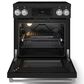 Thork Kitchen Gordon Ramsay 4.55 Cu. Ft. 30" Professional Electric Range with Stainless Steel Handle Kit in Black, , large