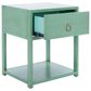 Safavieh Yudi 1 Drawer Nightstand in Turquoise, , large