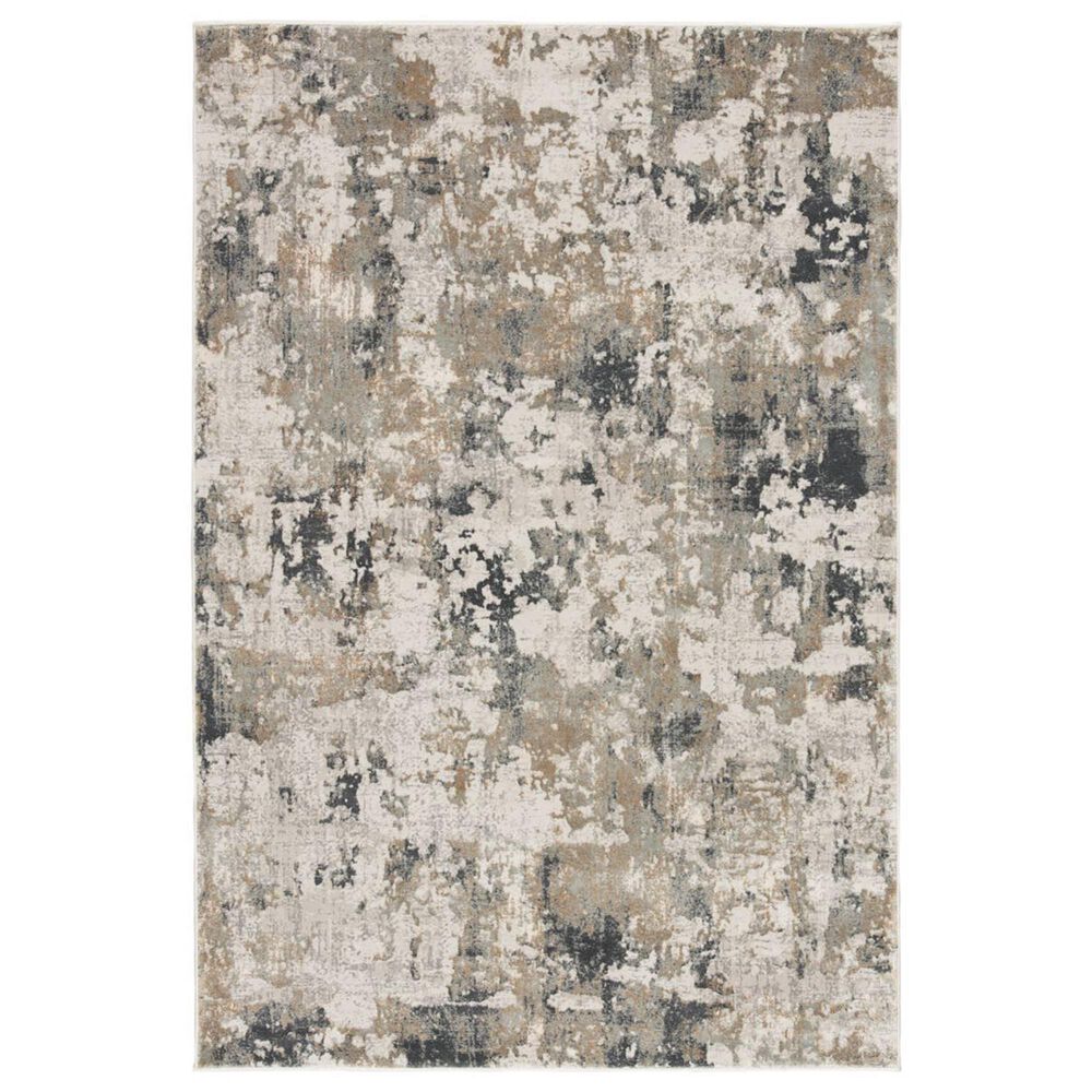 Jaipur Cirque 6"7" x 9"6" White and Sand Area Rug, , large