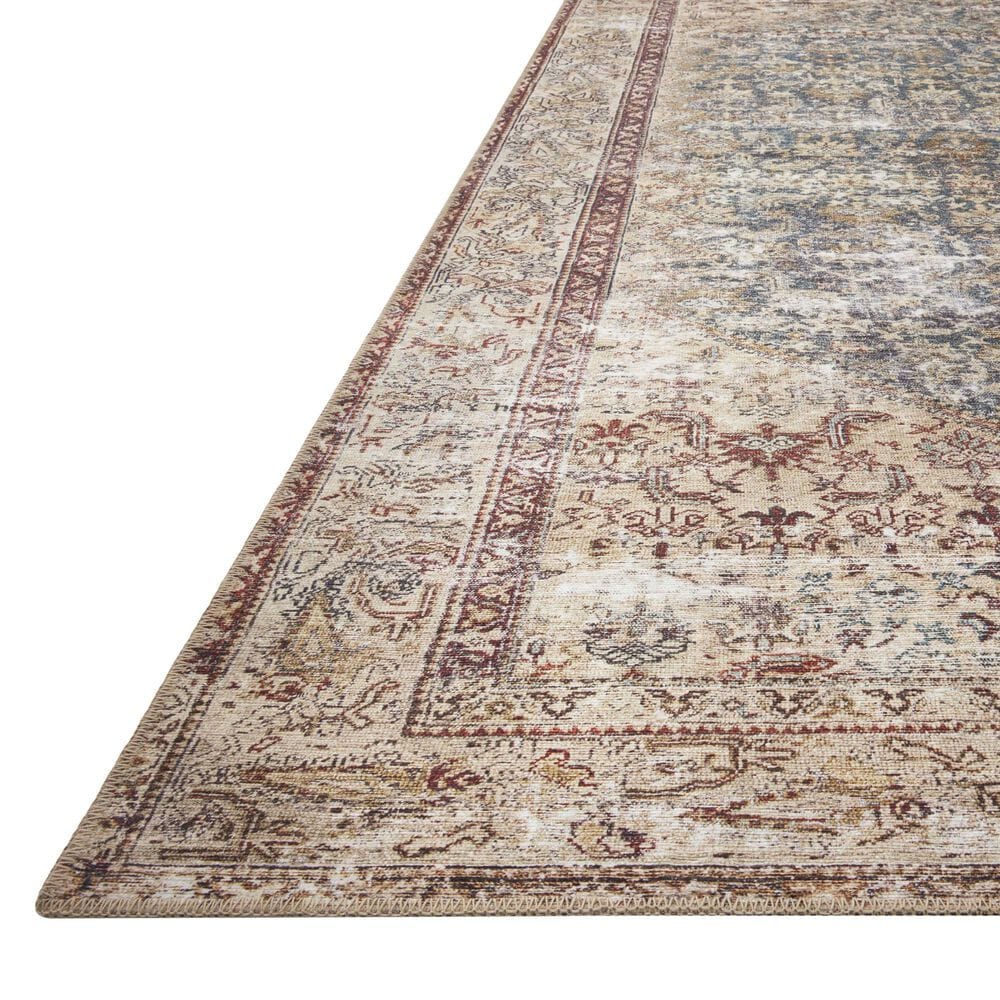 Amber Lewis x Loloi Georgie 10&#39; x 14&#39; Teal and Antique Area Rug, , large