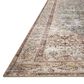 Amber Lewis x Loloi Georgie 10" x 14" Teal and Antique Area Rug, , large