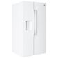 GE Appliances 28 Cu. Ft. Side-By-Side Refrigerator with Extra Tall Dispenser and In-Door Icemaker in White, , large