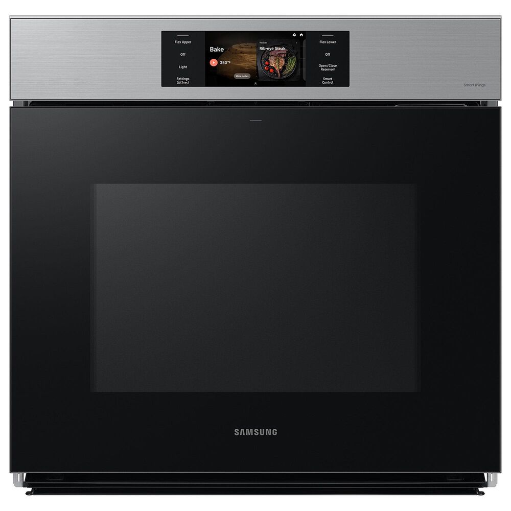 Samsung 2-Piece Kitchen Package with Bespoke 30" Single Wall Oven and 30" Electric Cooktop in Stainless Steel, , large