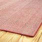 Kaleen Rugs Ziggy ZIG01-99 3" x 5" Coral and White Indoor/Outdoor Area Rug, , large
