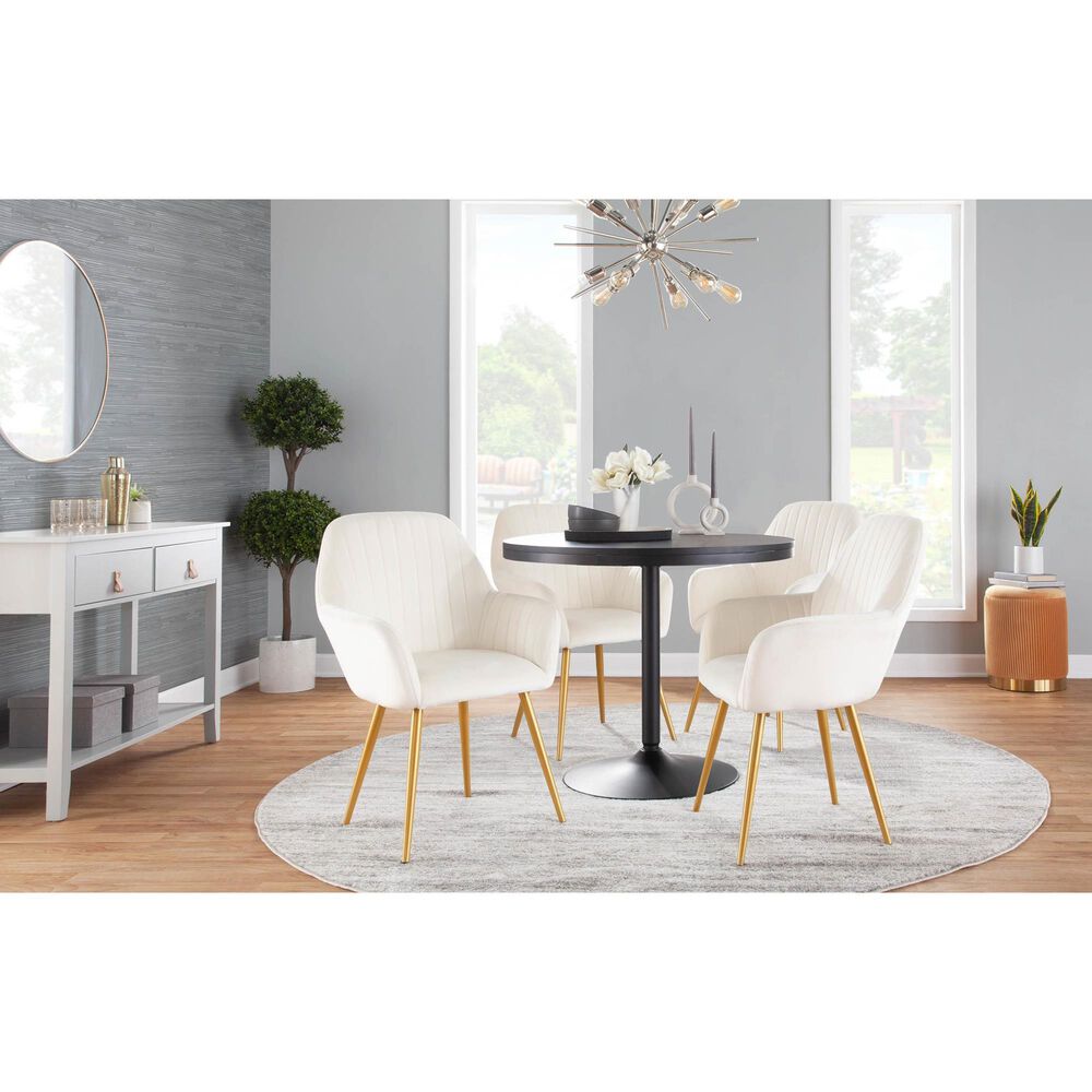 Lumisource Dakota Dining Table in Black - Table Only, , large
