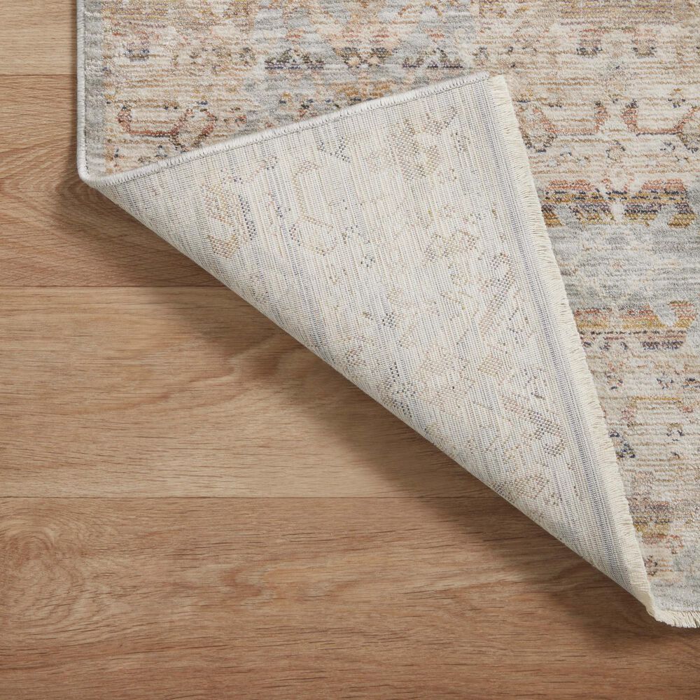 Amber Lewis x Loloi Zuma 2&#39;3&quot; x 3&#39;10&quot; Silver and Multicolor Area Rug, , large