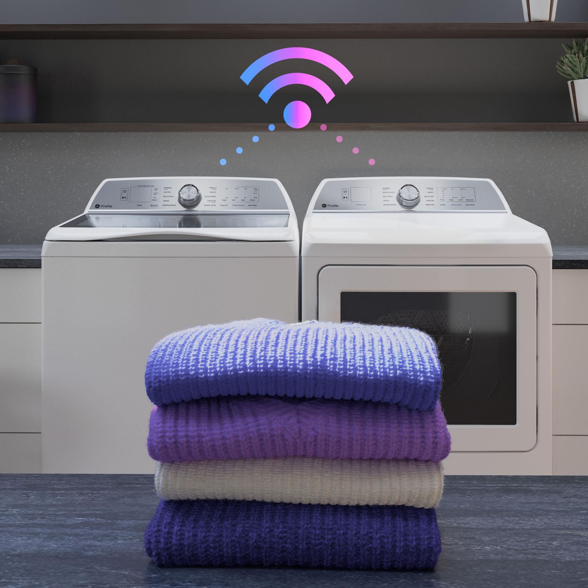 GE Profile 7.4 Cu. Ft. Electric Dryer with Sanitize Cycle and