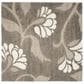 Safavieh Florida Shag SG459-7913-5SQ 5" x 5" Smoke/Beige Square Rug, , large