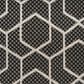 Nourison Horizon HOZ01 Black 3" x 5" Indoor/Outdoor Area Rug, , large
