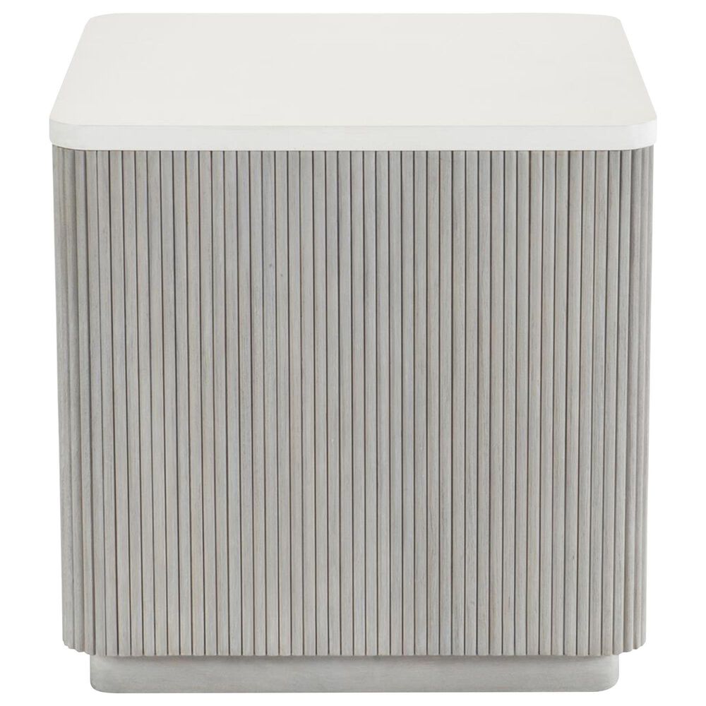 Bernhardt Colonnade End Table in Grey and White, , large