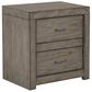at HOME Modern Loft 2 Drawer Nightstand in Greystone, , large