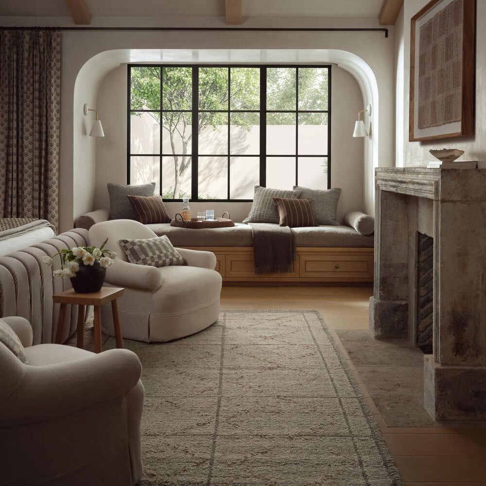 Amber Lewis x Loloi Bowie Fog and Gray 2' x 3' Area Rug, , large