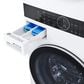 LG Single Unit Front Load LG WashTower with Center Control 4.5 Cu. Ft. Washer and 7.4 Cu. Ft. Gas Dryer in White, , large