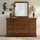 Universal Furniture New Low Dresser Mirror in Cognac, , large