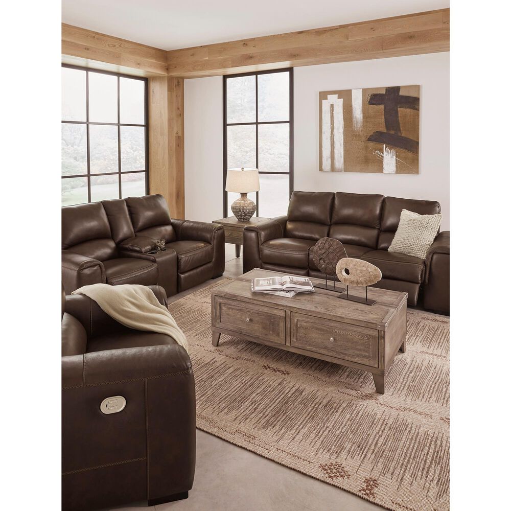 Ashley Alessandro Power Recliner in Walnut, , large