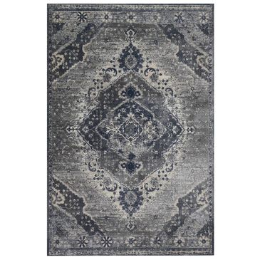 Magnolia Home Everly VY-07 3"7" x 5"7" Gray and silver Area Rug, , large