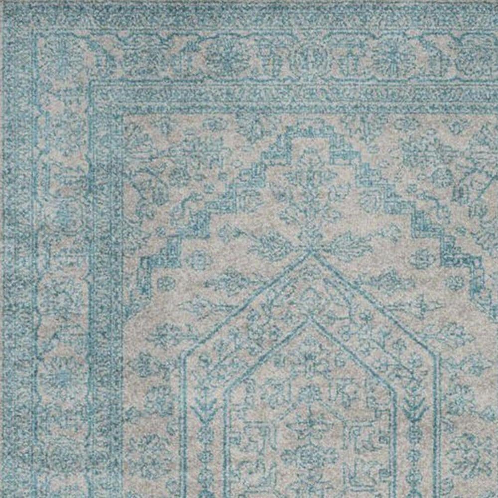Safavieh Adirondack ADR108L 4&#39; x 6&#39; Light Grey and Teal Area Rug, , large
