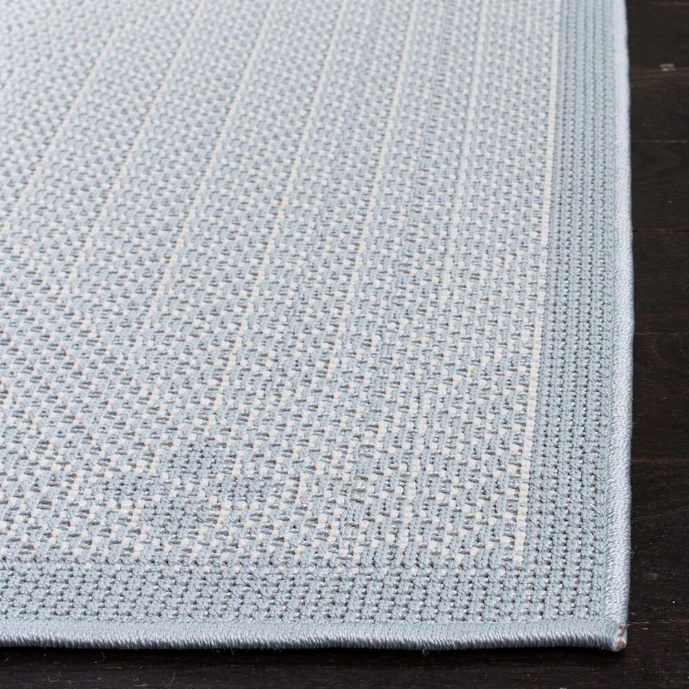 Safavieh Bermuda BMU811M 3&#39; x 5&#39; Light Blue and Ivory Indoor/Outdoor Area Performance Rug, , large