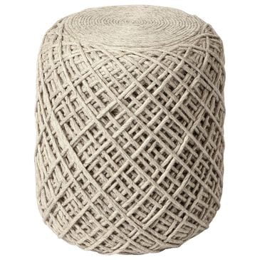 Mercana Allium Pouf in Oatmeal, , large