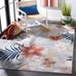 Safavieh Cabana CBN454G 6"6" x 9"6" Grey and Rust Indoor/Outdoor Area Performance Rug, , large