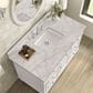 James Martin Vanities Lorelai 48" Single Vanity in Bright White with 3 cm Victorian Silver Quartz Top, , large